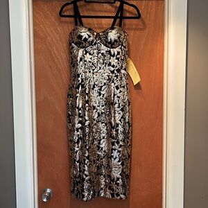 Bronx & Banco sequin corset dress, size M, never worn.